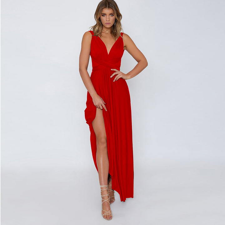 Backless Sleeveless Maxi Dress