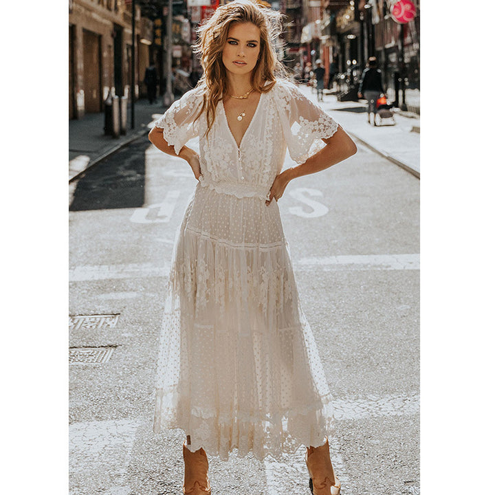 White Lace Dress