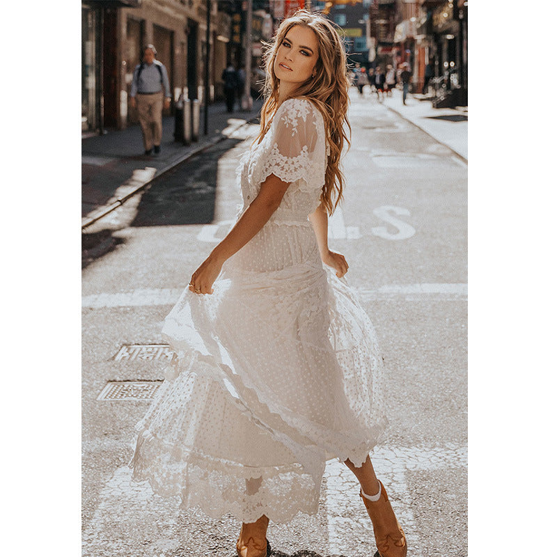 White Lace Dress