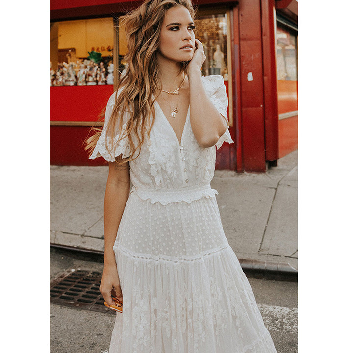 White Lace Dress