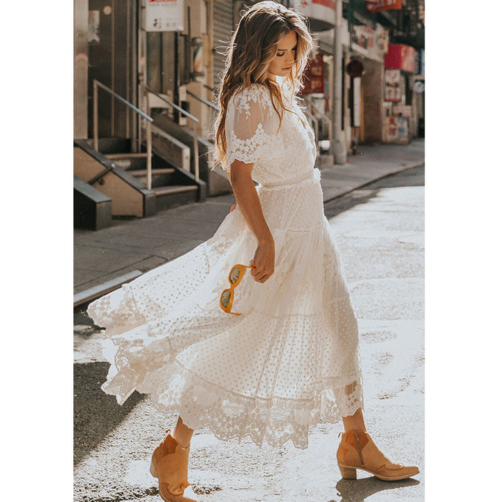 White Lace Dress