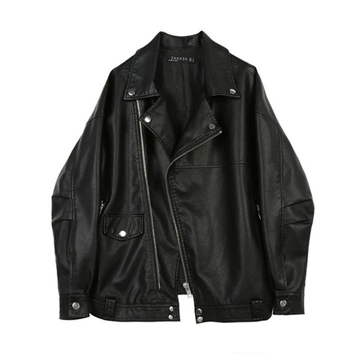 Vegan Leather Boyfriend Jacket