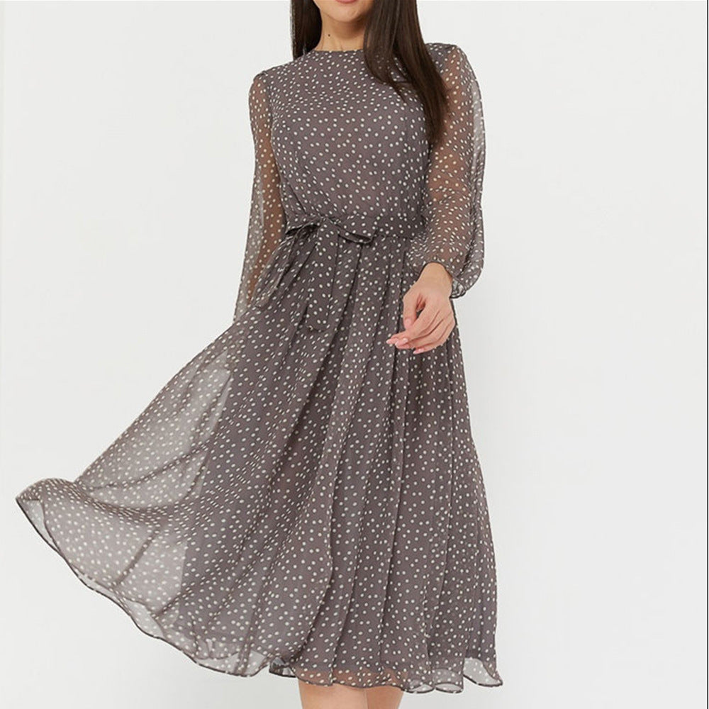 Polka Dot Midi Dress