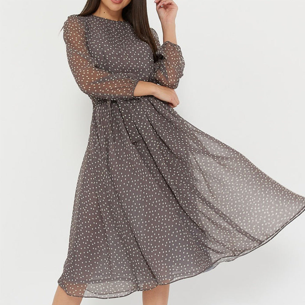 Polka Dot Midi Dress