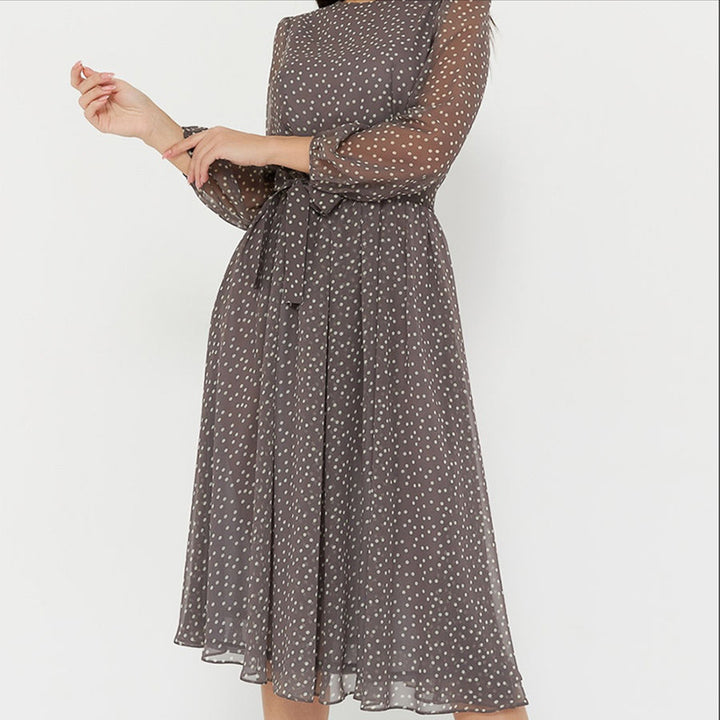 Polka Dot Midi Dress