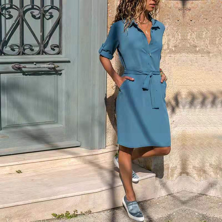 Timeless Shirt Dress with Pockets