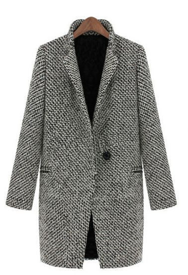 Blended Lapel Coat