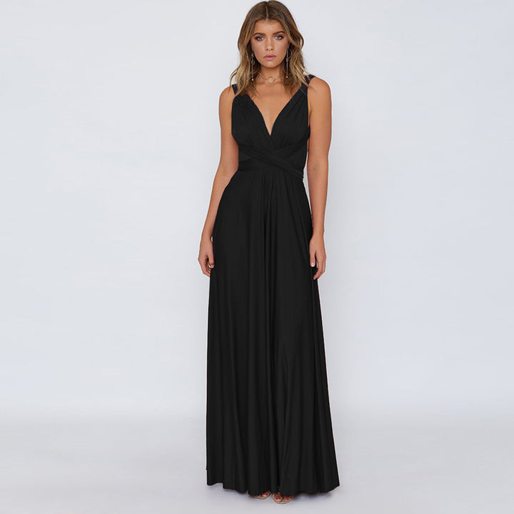 Backless Sleeveless Maxi Dress