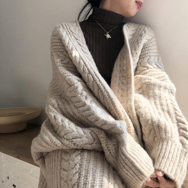 Long-sleeved Sweater Cardigan Jacket