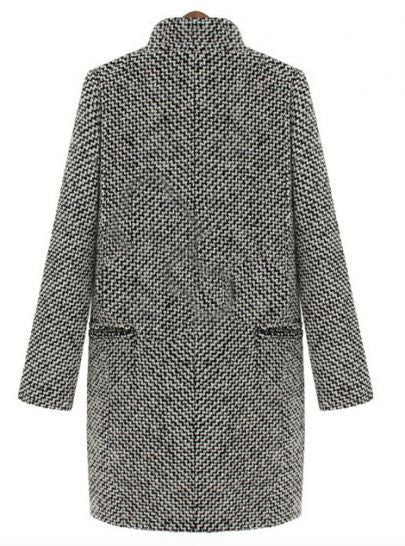 Blended Lapel Coat