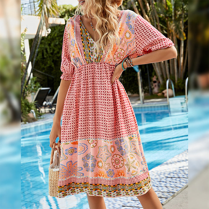 Boho Babydoll Dress