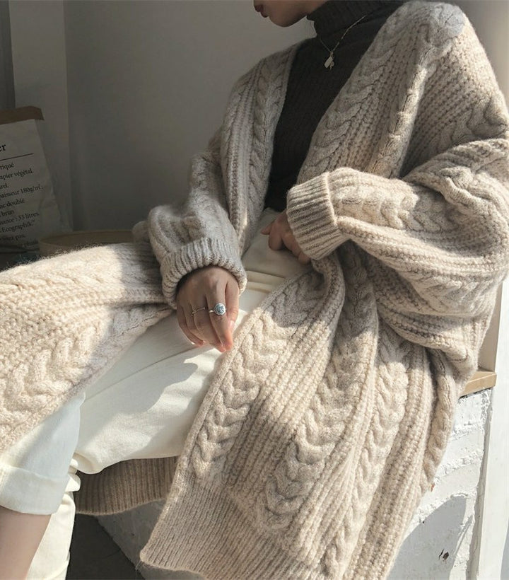 Long-sleeved Sweater Cardigan Jacket