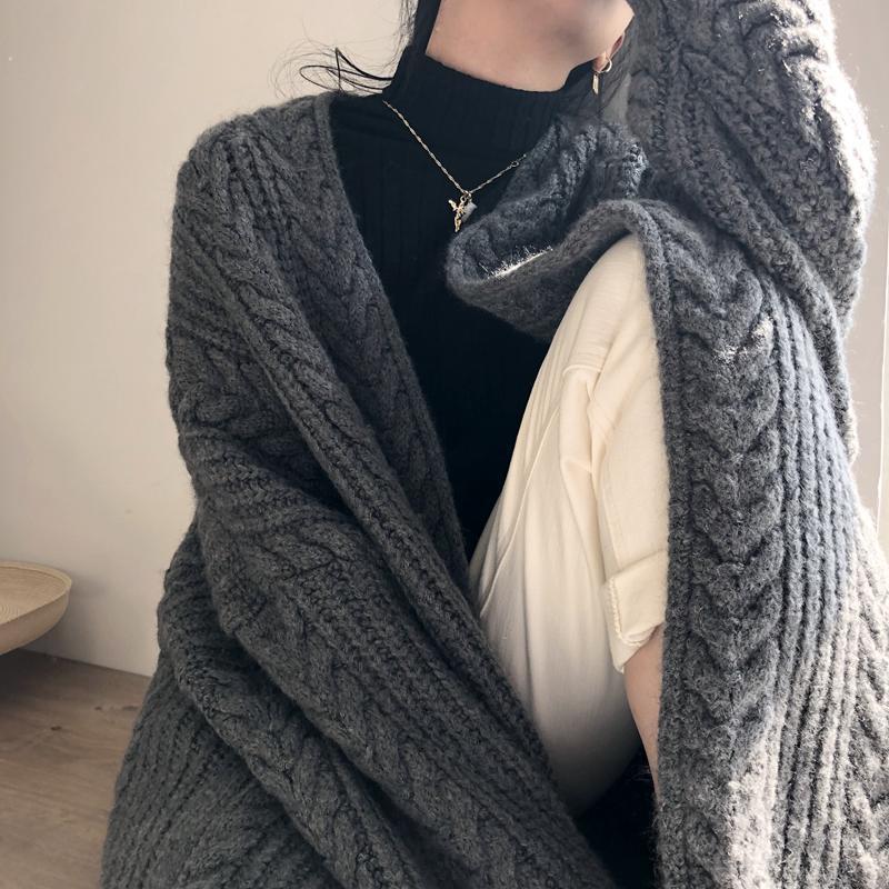 Long-sleeved Sweater Cardigan Jacket