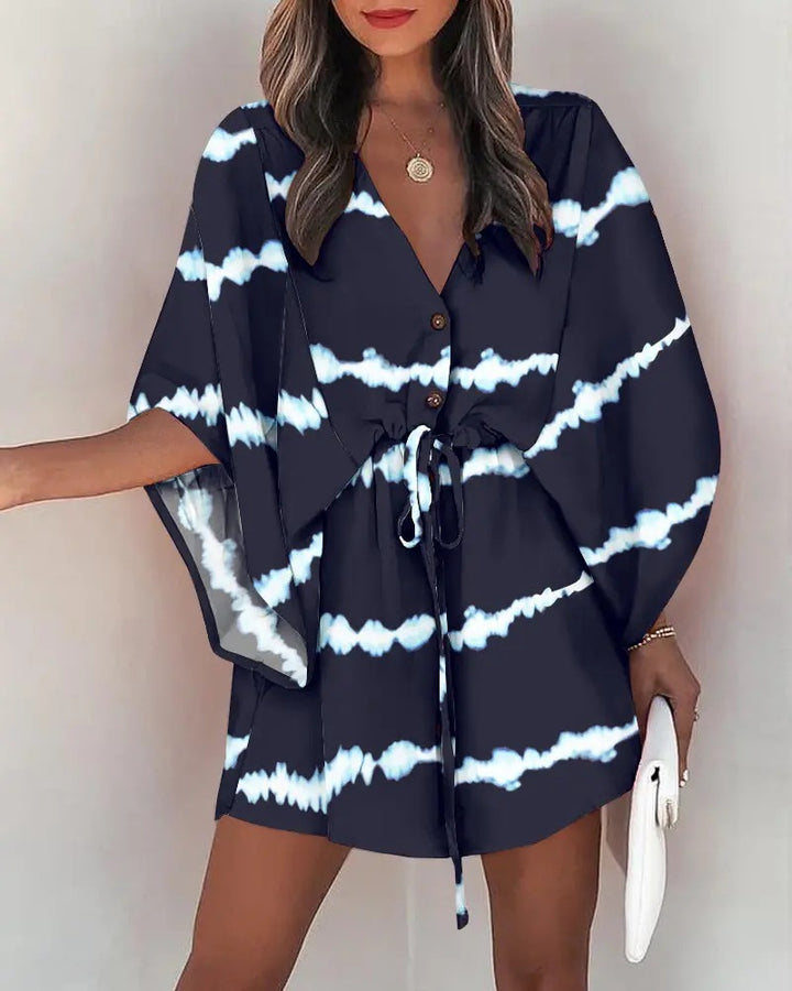 Kimono Inspired Mini Dress